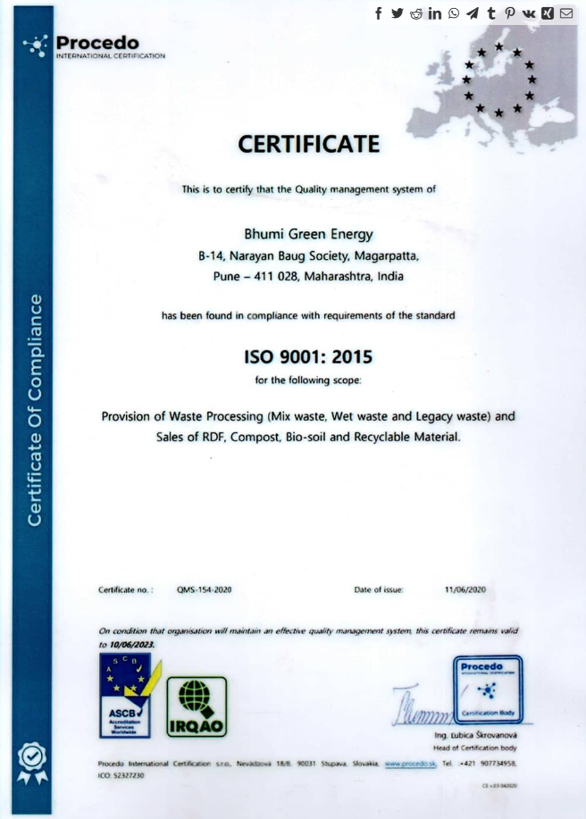 ISO 9001 Certification